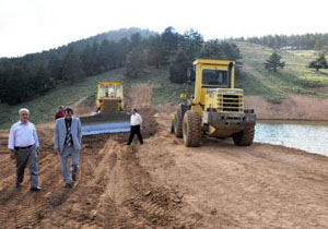 Cebeli His Göleti Bitiriliyor