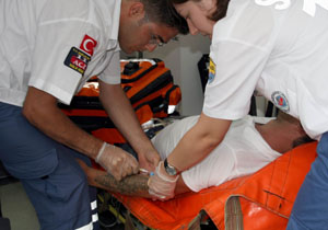 Samsun'da görünmez kaza