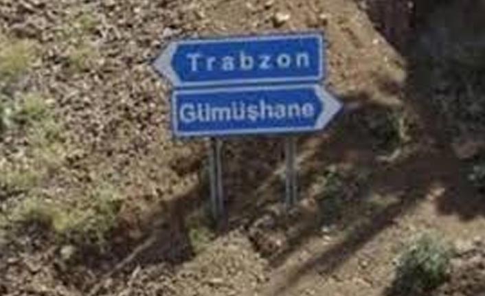 Trabzon-Gümüşhane yolunda çalışma. 28 Temmuz 2019
