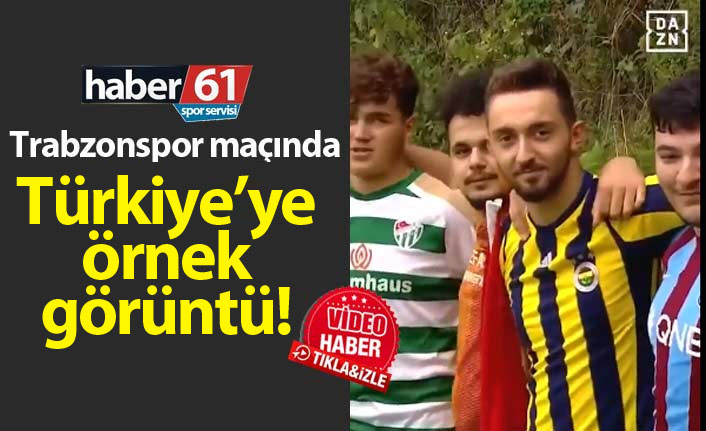 Trabzonspor Verona maçında örnek görüntü