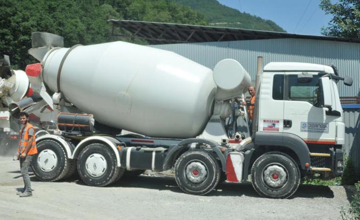 Trabzon'da şantiye çalışanlarının duyarlılığı