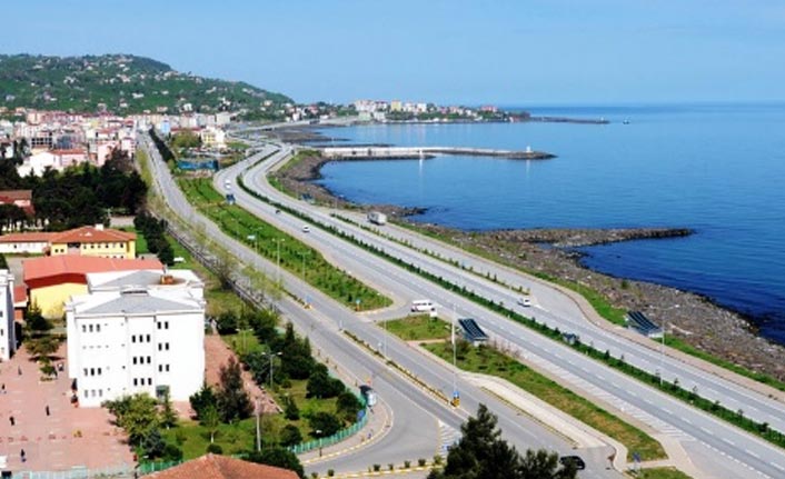 Beşikdüzü Trabzon yolunda çalışma