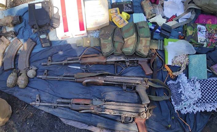 Pençe harekatında mühimmat ele geçirildi