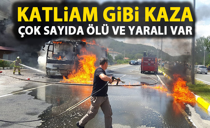 Facia gibi kaza! Çok sayıda ölü ve yaralı var