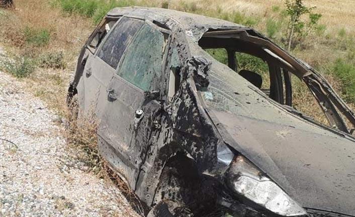 Gurbetçi aile kaza yaptı!