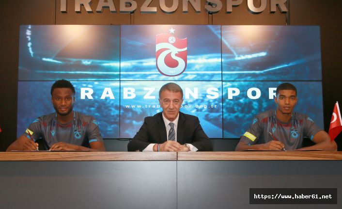 Trabzonspor yeni transferlerine imza töreni düzenledi