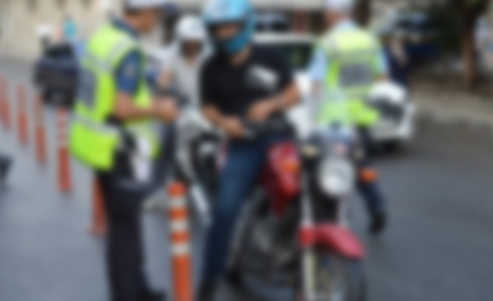 Trabzon’da motosikletlere denetim. 04.08.2019