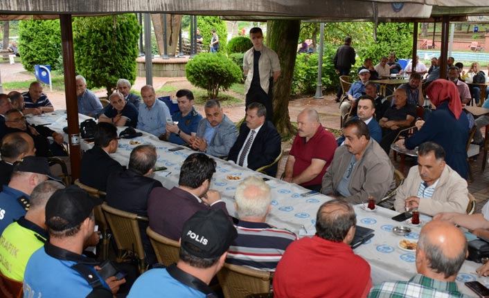 Trabzon Emniyeti muhtarlarla buluştu