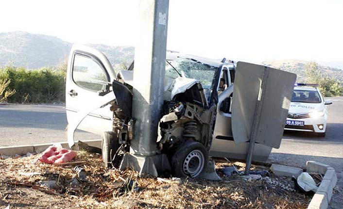 Aydın'da trafik kazası: 1 ölü 1 yaralı