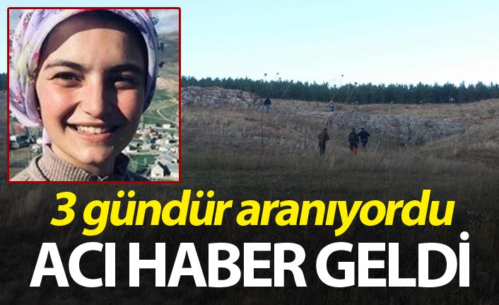 3 gündür aranan genç kızdan acı haber