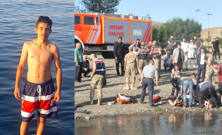 Serinlemek için girdiği baraj sonu oldu