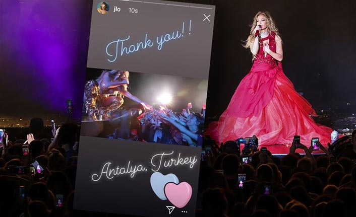 Jennifer Lopez'den Türkiye paylaşımı