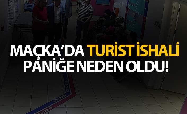 Turist ishali paniğe neden oldu