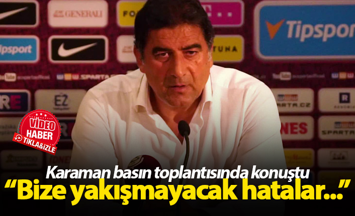 Ünal Karaman basın toplantısında konuştu