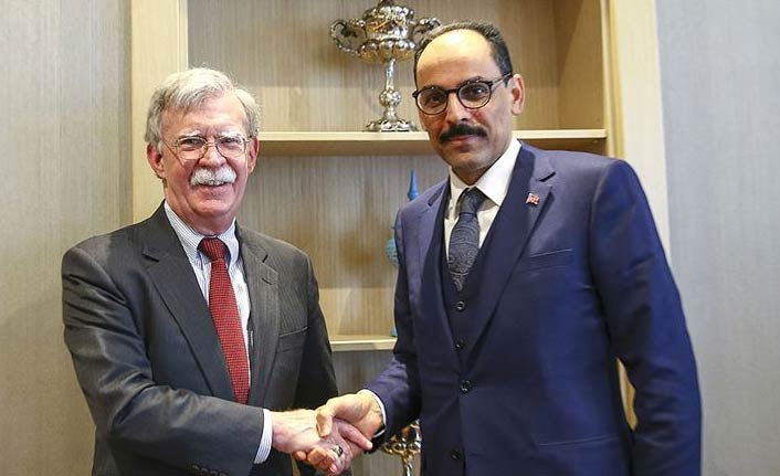 Kalın ve Bolton 'güvenli bölge'yi görüştü