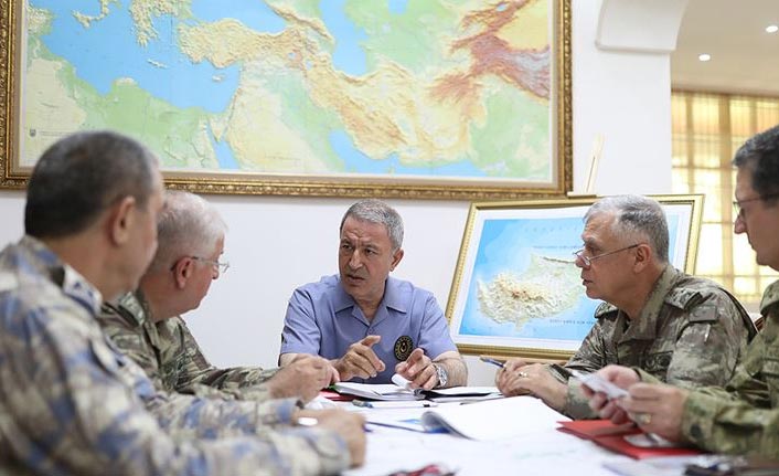 Akar ve TSK'nın komuta kademesinden KKTC'de 'kararlılık' mesajı