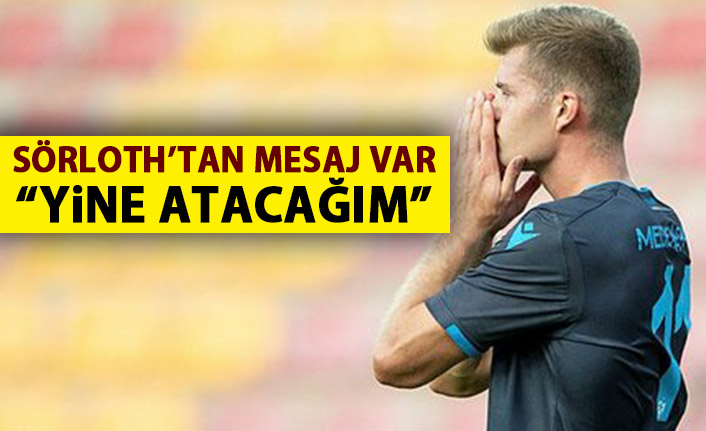 Trabzonspor'un golcüsü Alexandar Sörloth sabırsız!: Yine atarım!