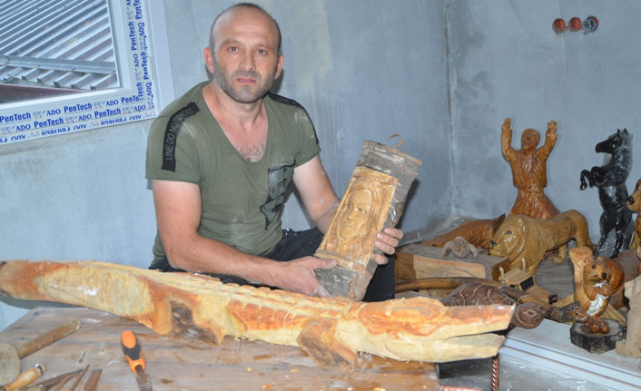 İnşaat işçiliğinden oyma ağaç ustalığına