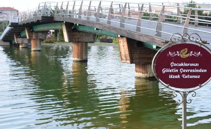 'Cennete gitsin' deyip suni gölete attı