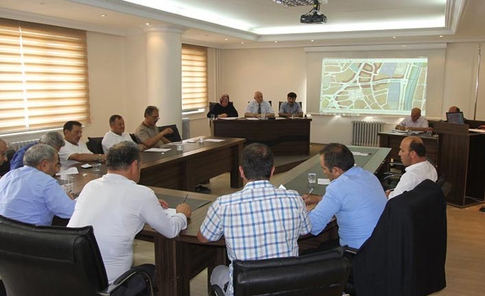 Bayburt'ta meclis toplantısı yapıldı