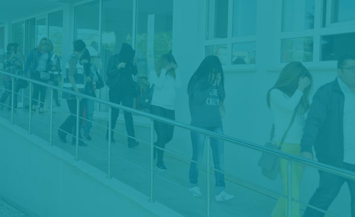 Trabzon'da 18 kadın gözaltına alındı. 19 Ağustos 2019