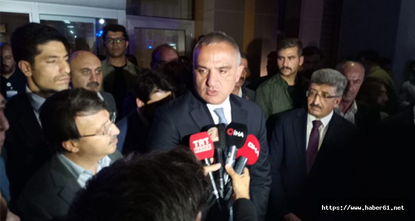 Bakan Ersoy'dan 'kaza' açıklaması