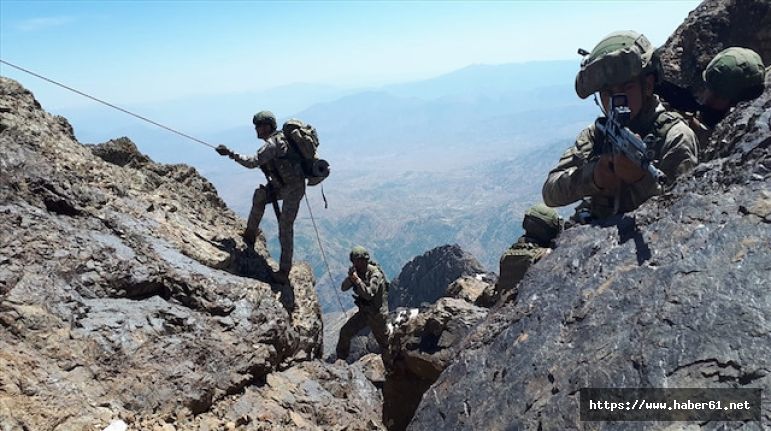 Pençe harekatında teröristler etkisiz hale getirildi