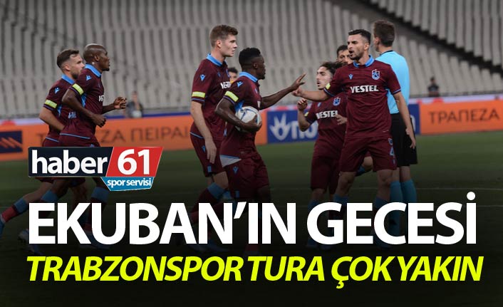 Trabzonspor Tura çok yakın - Ekuban'ın gecesi