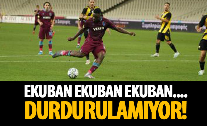 Trabzonspor’da Ekuban Şov: Yunanistan’da Hat-Trick İle Maçı Çevirdi