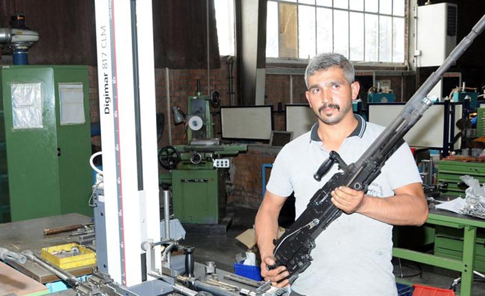 Güvenlik güçlerine yerli yeni makineli tüfek