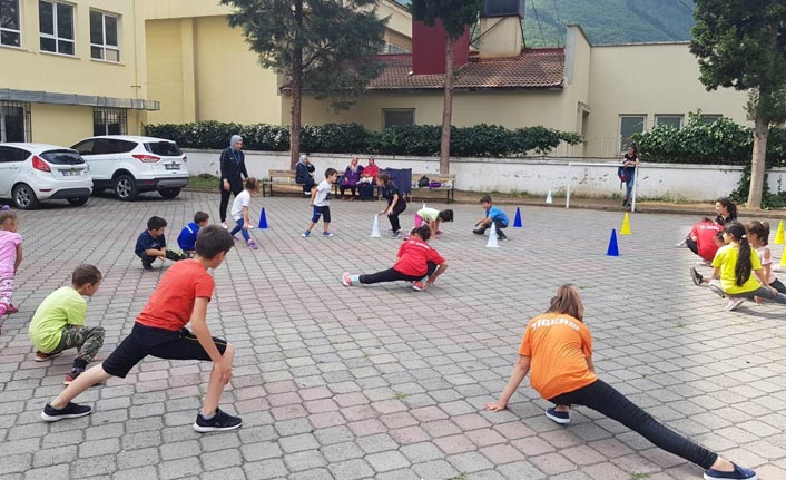 Trabzon'da çocuklar gidemeyince antrenörler geldi