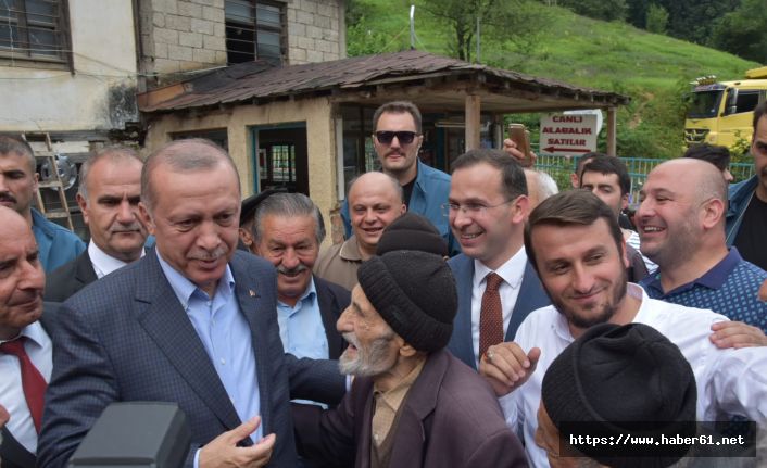Cumhurbaşkanı Erdoğan Tonya'da