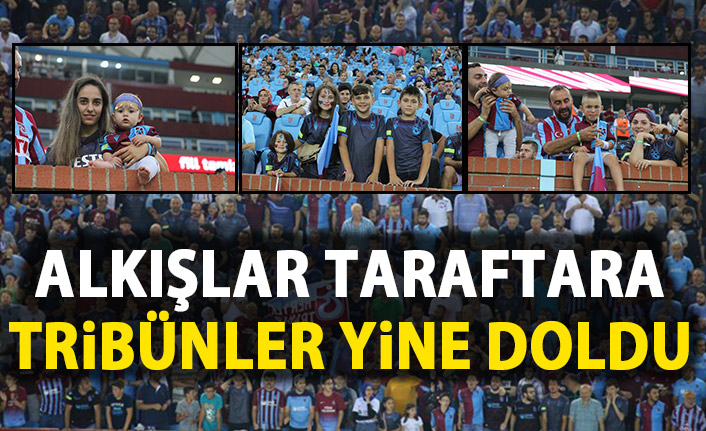 Taraftar Trabzonspor'u yalnız bırakmadı