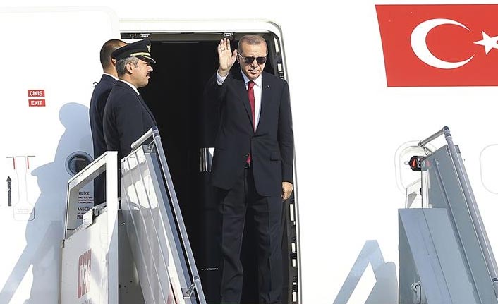 Cumhurbaşkanı Erdoğan Rusya'ya gitti
