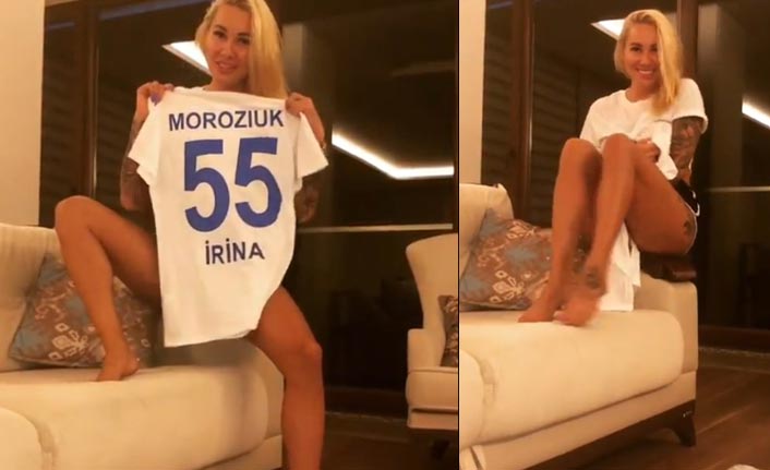 Mykola Moroziuk'un eşinden taraftarlara parfümlü forma çekilişi