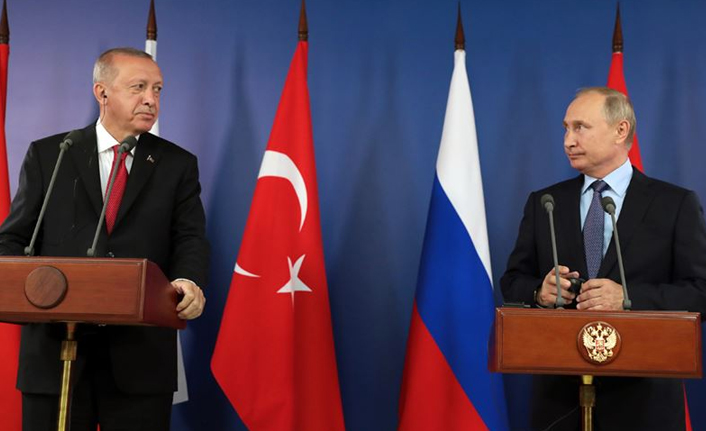 Erdoğan ve Putin'den ortak basın toplantısı: 'Rejimin İdlib'de sivillere ölüm yağdırması kabul edilemez'
