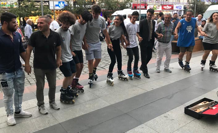 Trabzon'da paten rüzgarı esti