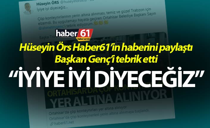 Hüseyin Örs Başkan Genç'i tebrik etti