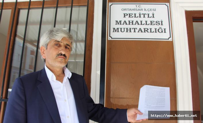 Trabzon'da görevden alınan muhtar mahkeme kararıyla geri döndü!