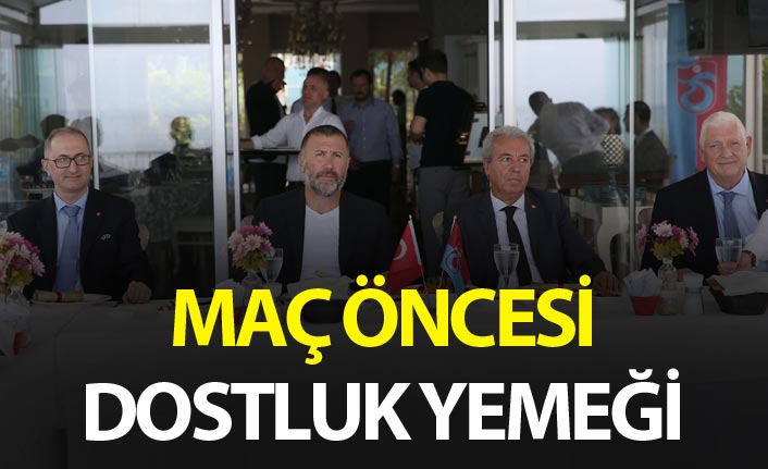 Trabzonspor'dan AEK'ya dostluk yemeği