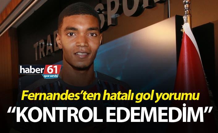 Fernandes'ten hatalı gol açıklaması: "Kontrol edemedim"