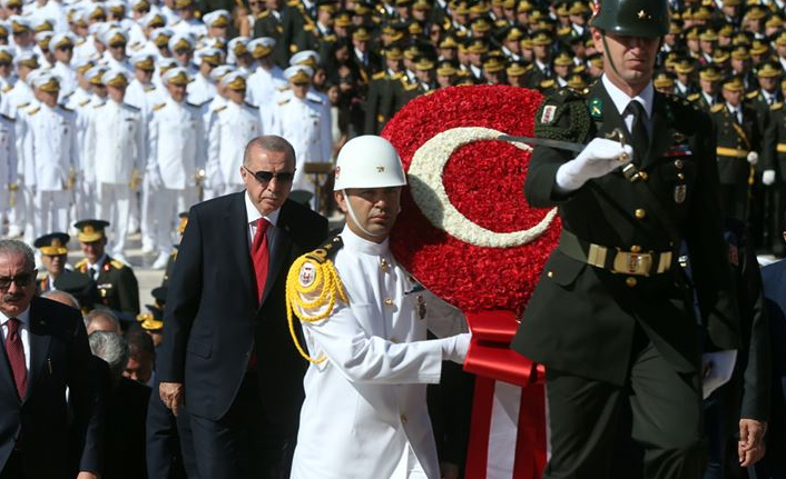 Devlet erkanı Anıtkabir'de! - 30 Ağustos 2019