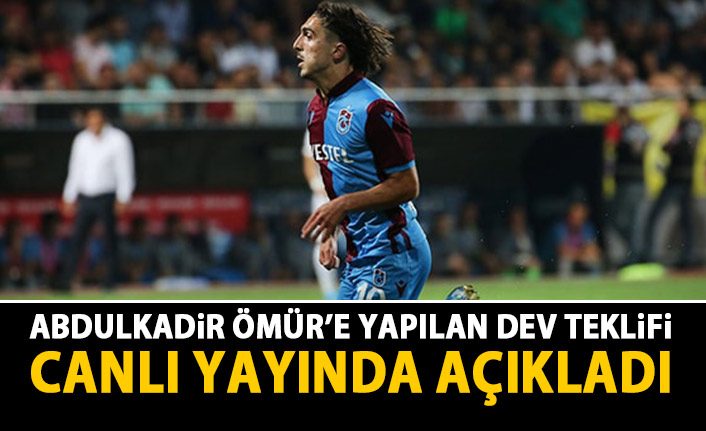 Flaş iddia! Abdulkadir Ömür'e yapılan dev teklifi canlı yayında açıkladı!