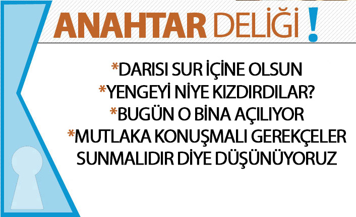 Anahtar Deliği 02.09.2019: Yengeyi niye kızdırdılar?