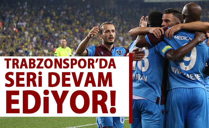 Trabzonspor'da seri devam ediyor