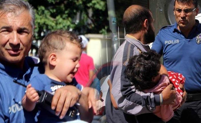 3 çocuk yangında mahsur kaldı!