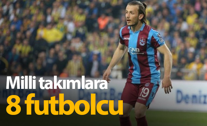Trabzonspor'dan milli takımlara 8 isim