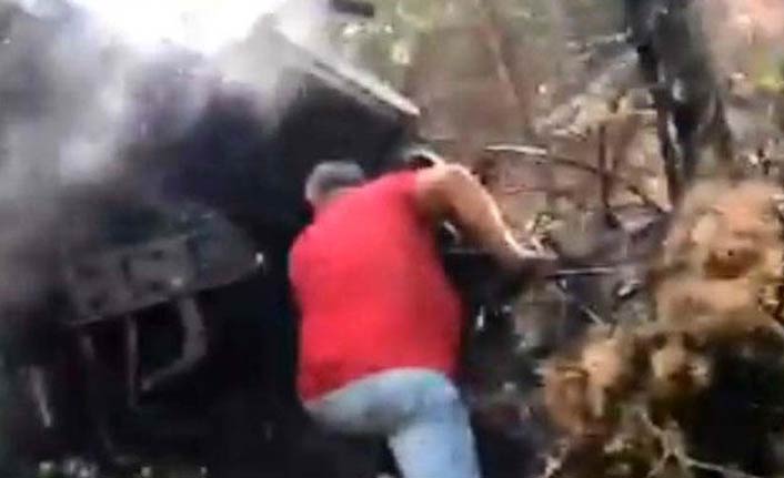 Kamyon uçuruma yuvarlandı: 3 ölü