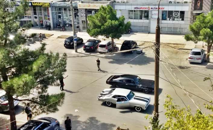Gürcistan’da 'Hızlı ve Öfkeli 9' filminin çekimleri nefes kesti