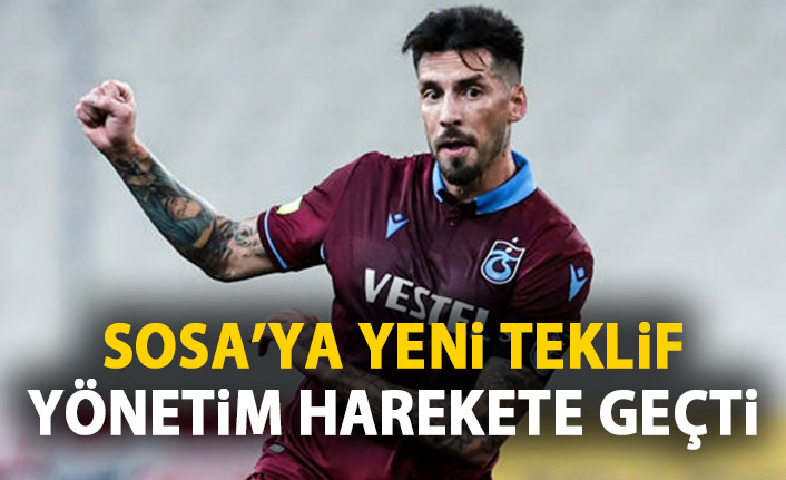 Trabzonspor harekete geçti! Sosa'ya yeni sözleşme!
